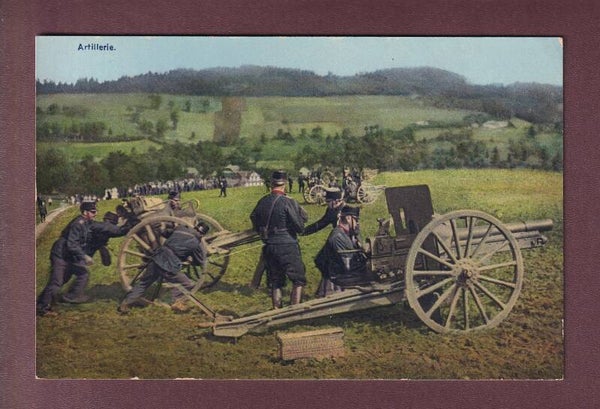 MILITAIRE - Artillerie - Occupation des frontières 1914