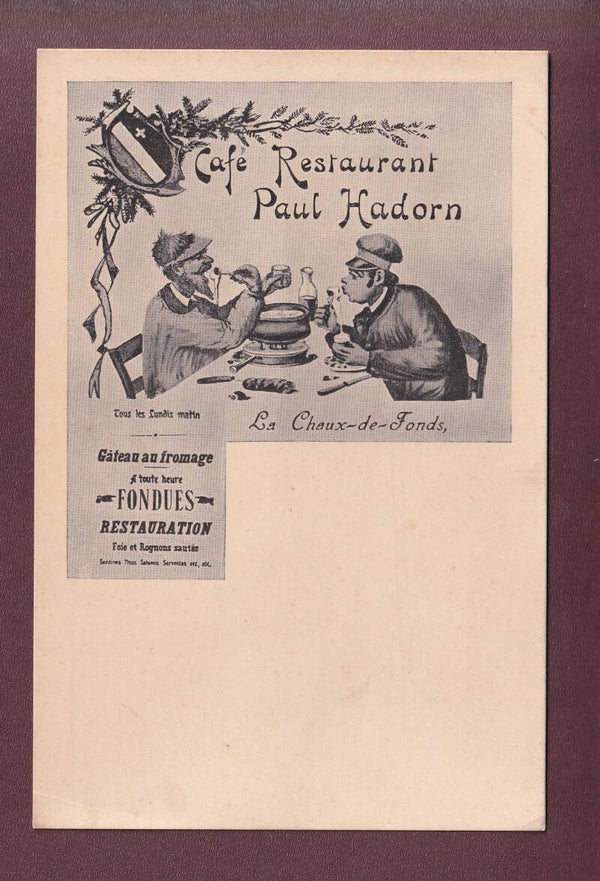 LA CHAUX-DE-FONDS - Restaurant Paul Hadorn