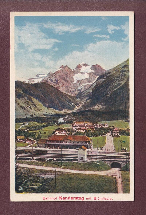 KANDERSTEG - Bahnhof - Blümlisalp