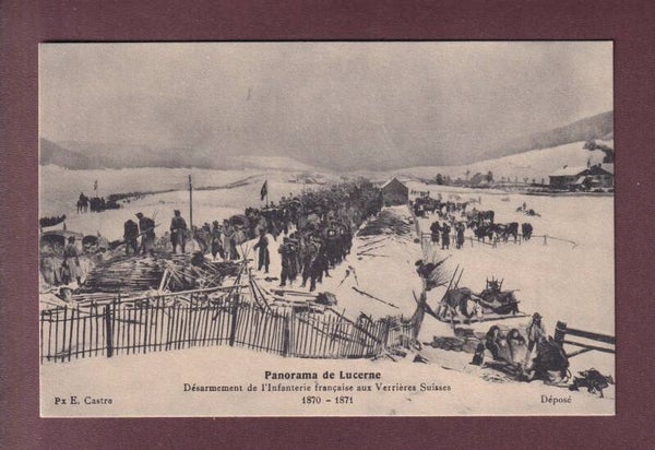 LES VERRIERES - Désarmement de l'Infanterie française