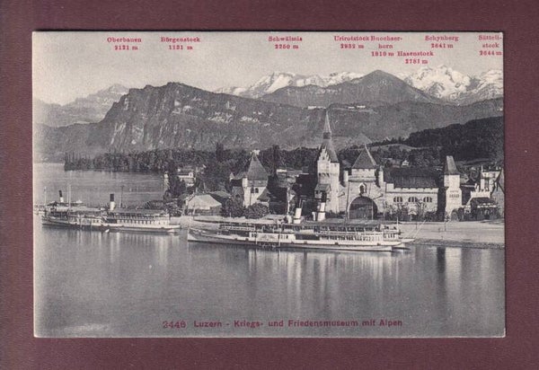LUZERN - Friedensmuseum - Schiffe