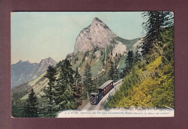 Chemin de fer des ROCHERS DE NAYE - Dent de Jaman