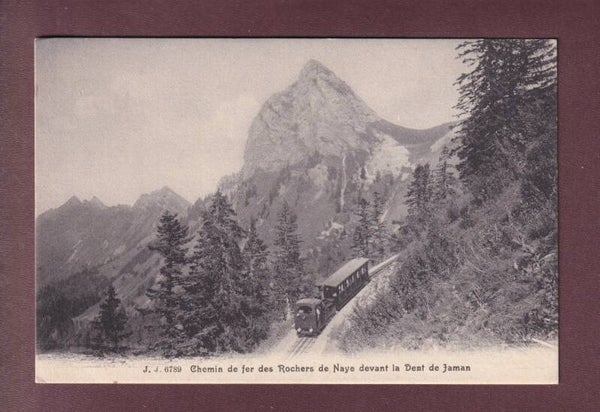 Chemin de fer des ROCHERS DE NAYE - Dent de Jaman