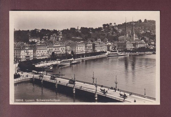 LUZERN - Schweizerhofquai - Hofkirche