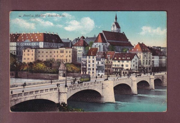 BASEL - Mittlere Rheinbrücke