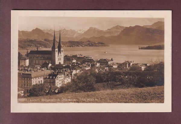 LUZERN - Hofkirche - Alpen