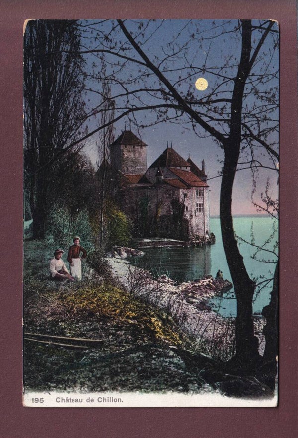 Château de CHILLON - Clair de lune - Gens