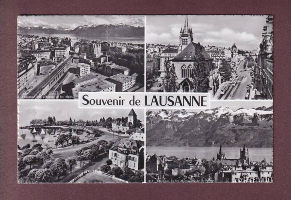 Souvenir de LAUSANNE - 4 images - 1952