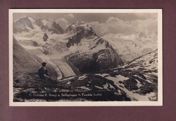 PIZ BERNINA - Sellagruppe von Fuorcla Surlej - Mann - 1930