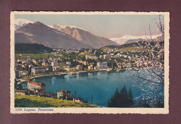 LUGANO - Panorama - 1937