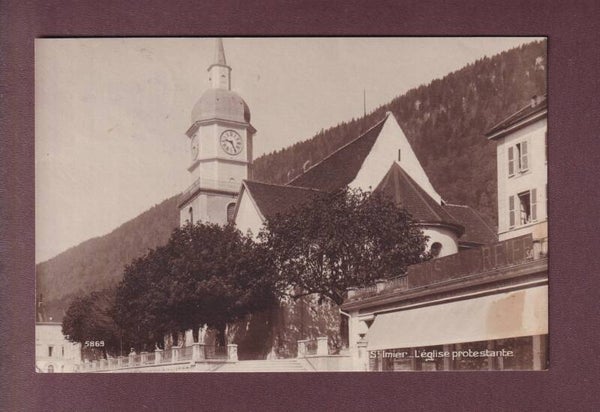 SAINT-IMIER - Eglise protestante - 1922
