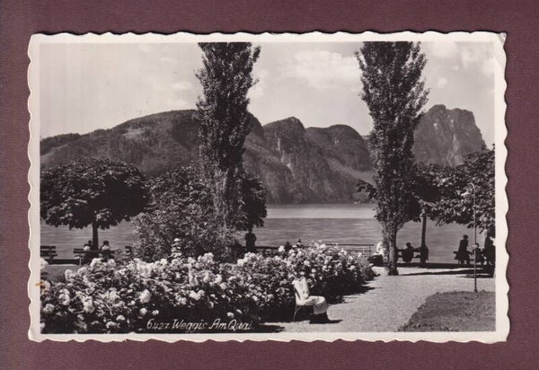 WEGGIS - Am quai - 1957
