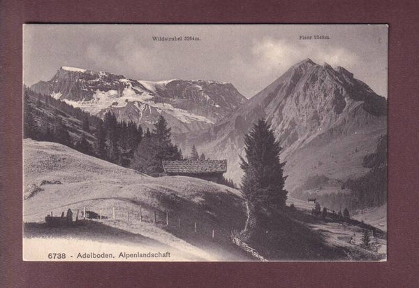ADELBODEN - Alpenlandschaft - 1909