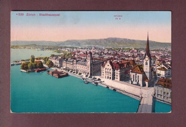 ZÜRICH - Stadthausquai - 1941