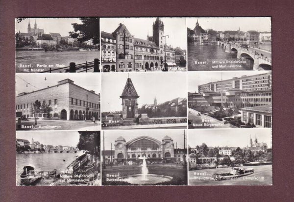 BASEL - 9 Bilder - 1959