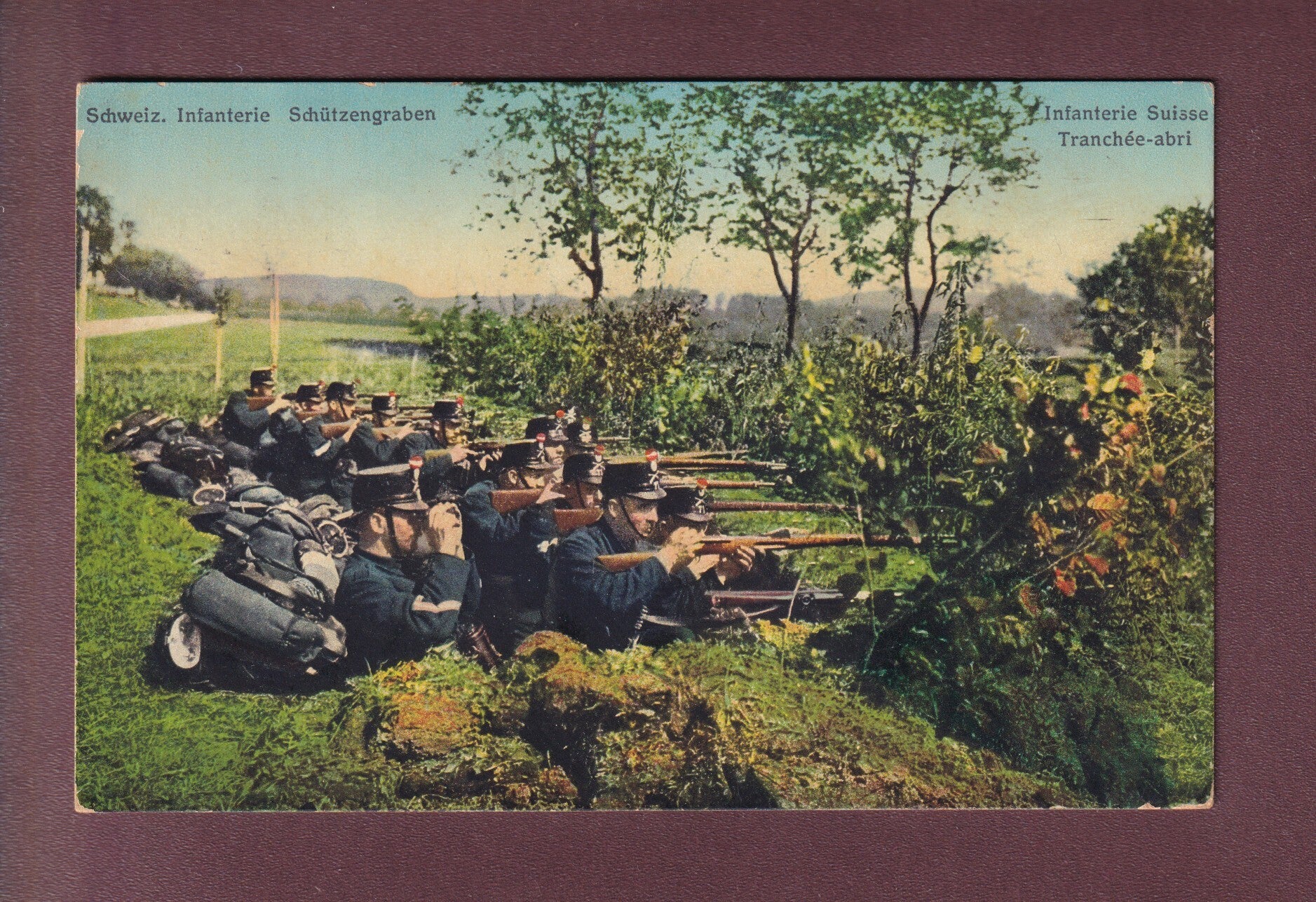 MILITAIRE - Infanterie - Schützengraben - 1912 Feldpost