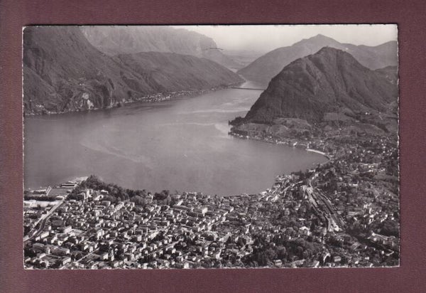 LUGANO - Veduta aerea - 1958