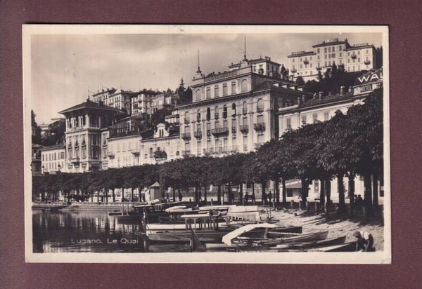 LUGANO - Quai Lloyd Hotel - 1924 Feldpost