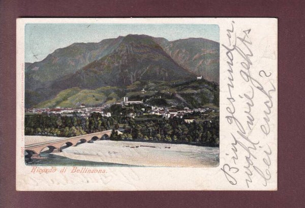 Ricordo di BELLINZONA - Feldpost