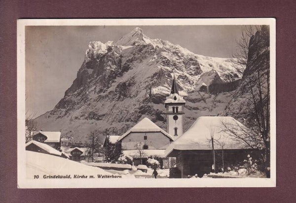 GRINDELWALD - Kirche - Wetterhorn