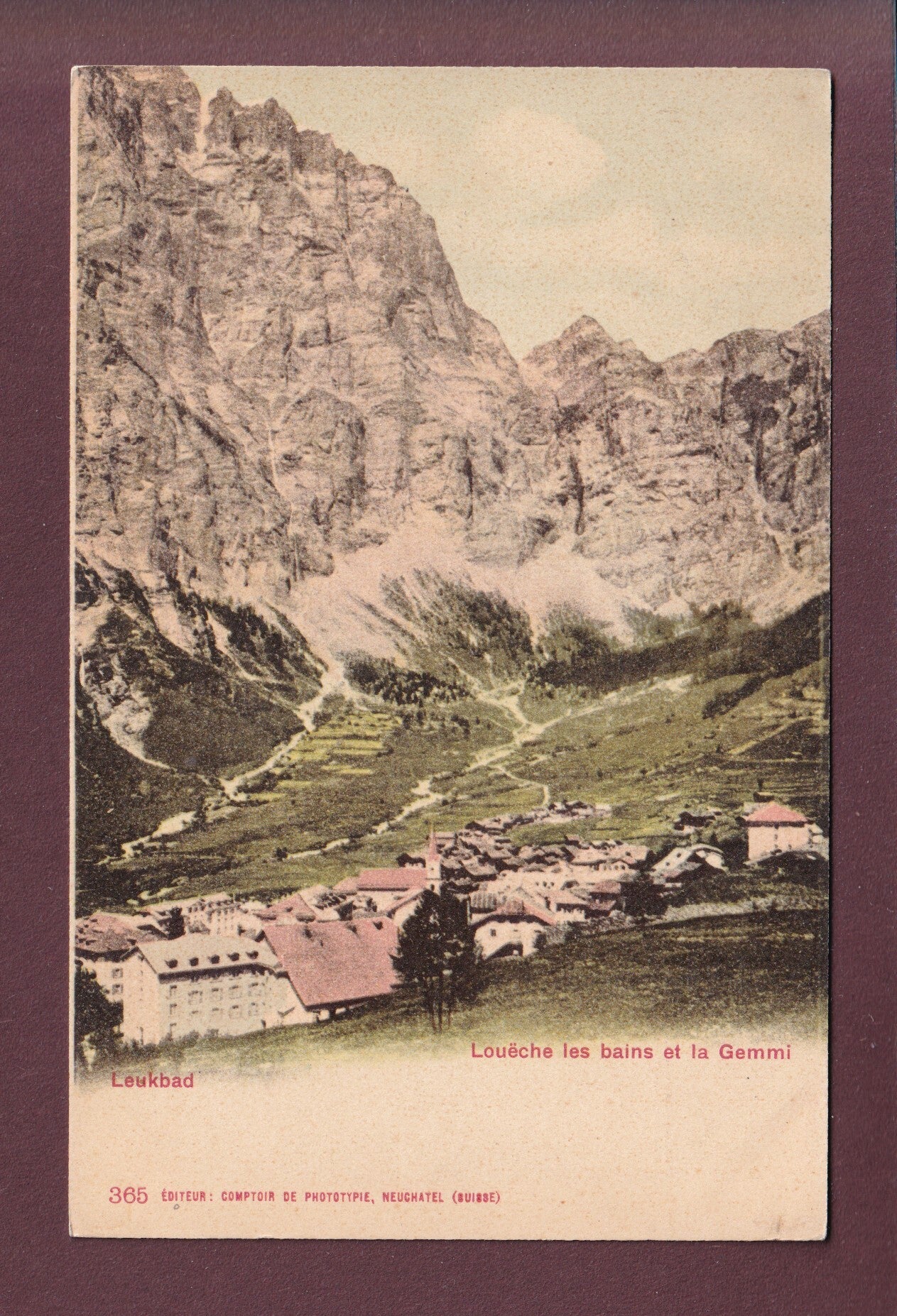 LOECHE-LES-BAINS - Gemmi - CPN
