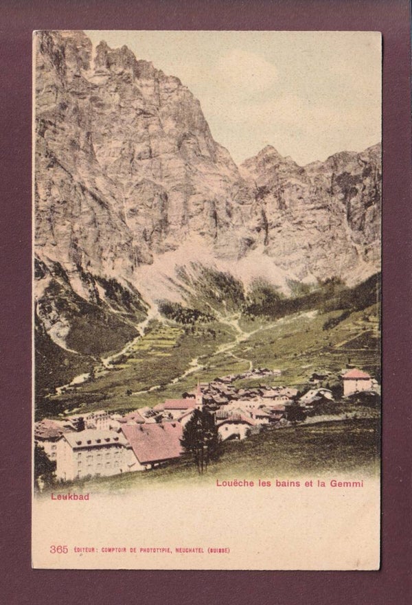 LOECHE-LES-BAINS - Gemmi - CPN