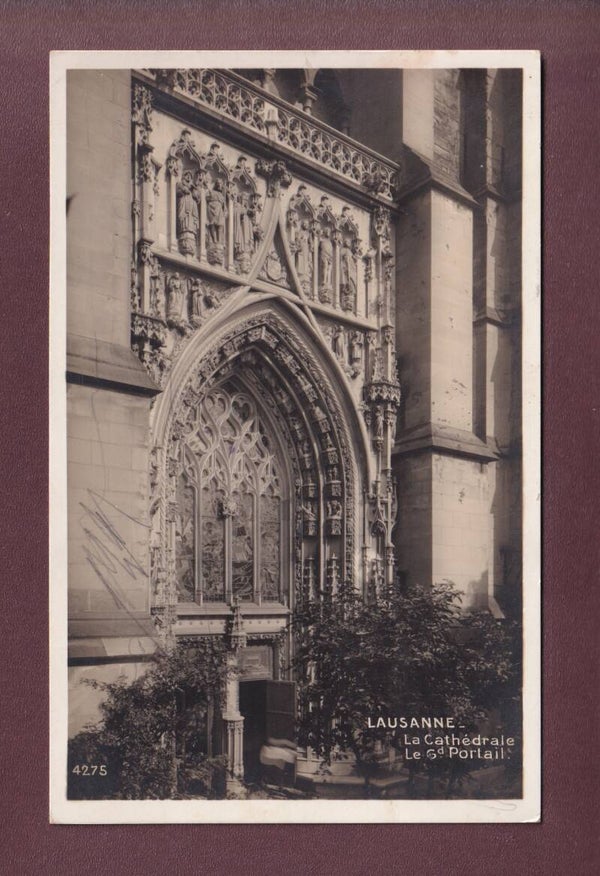 LAUSANNE - Cathédrale - Grand Portail - 1930