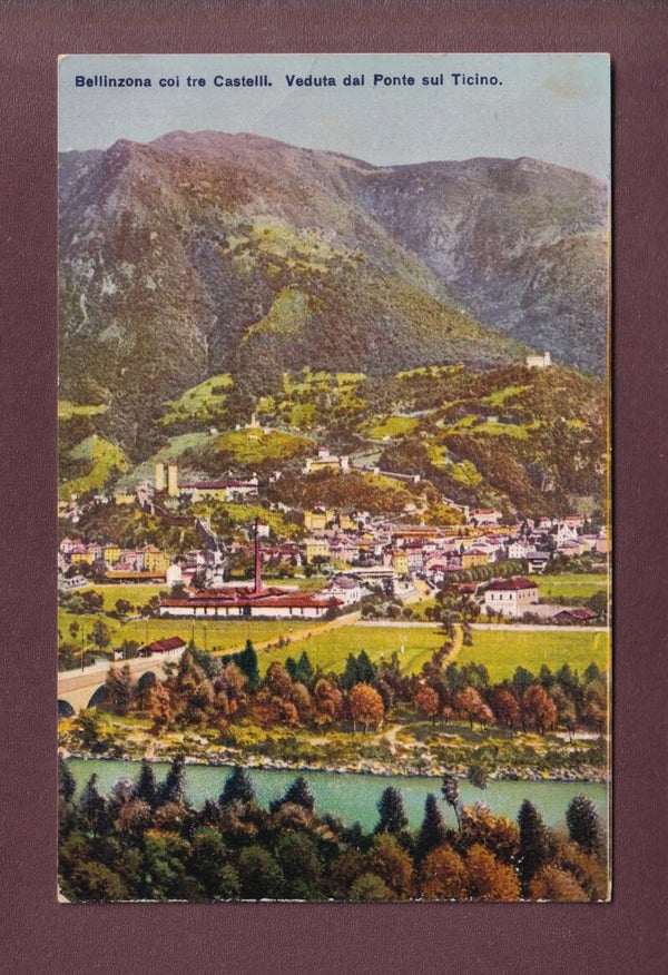 BELLINZONA - Tre Castelli - 1928