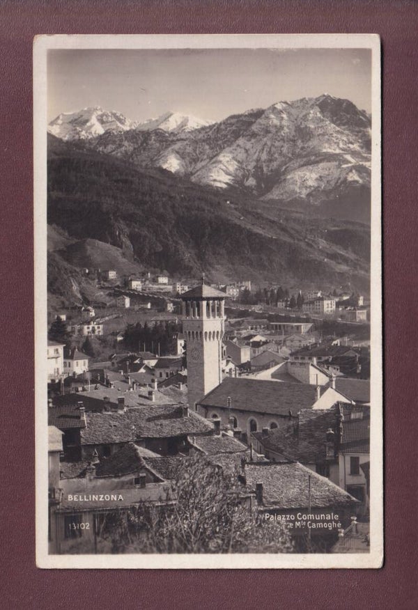 BELLINZONA - Palazzo Communale - 1927 Feldpost