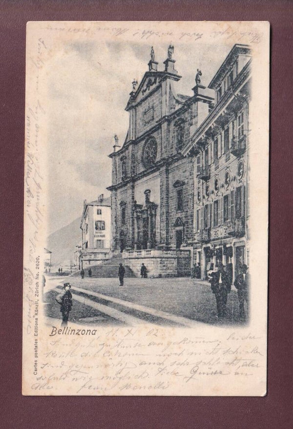 BELLINZONA - Cattedrale - 1902