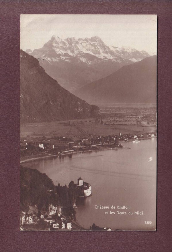 Château de CHILLON - Villeneuve - Dents du Midi - 1919