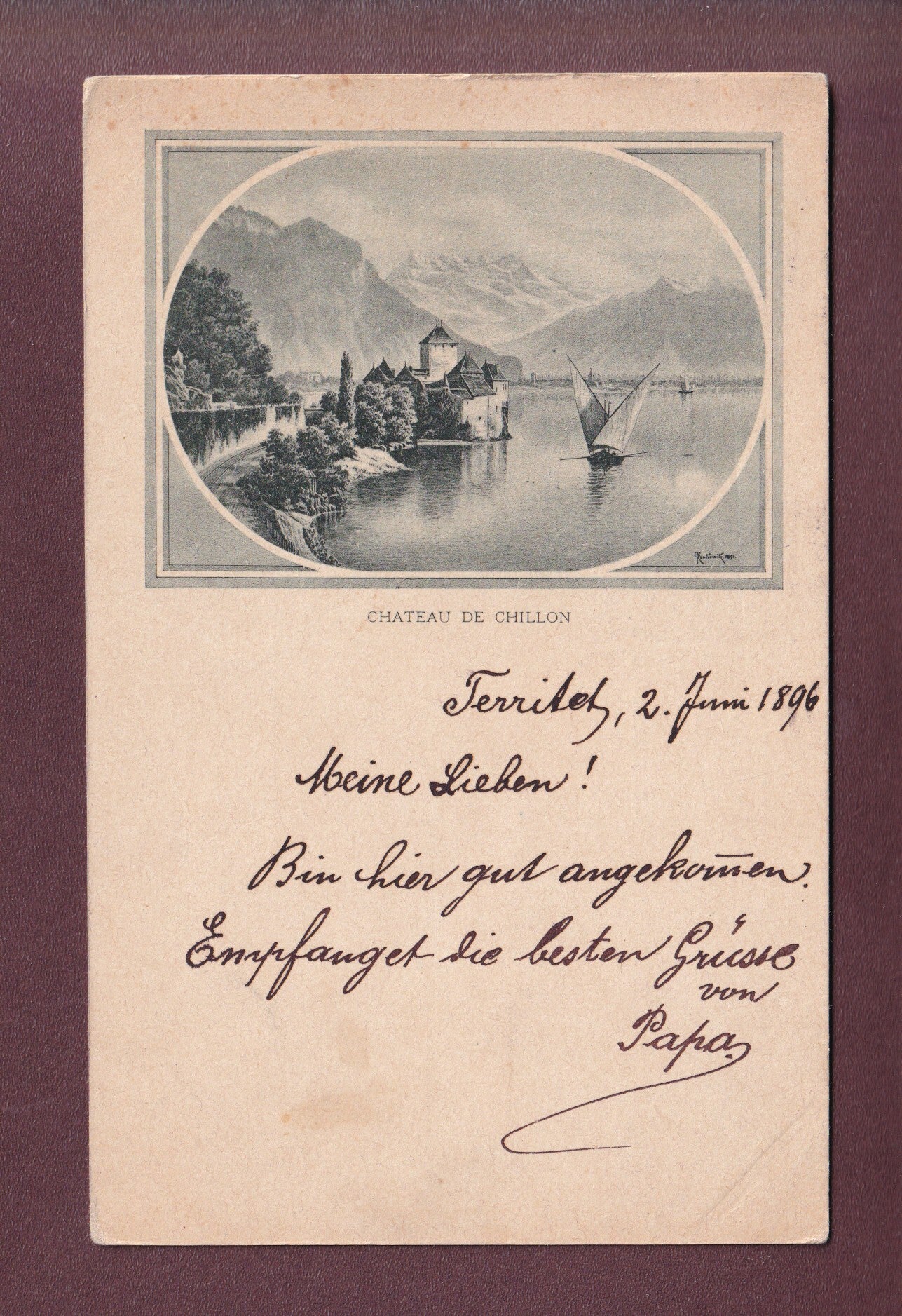 Château de CHILLON - 1896