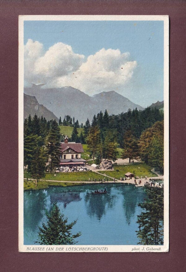 BLAUSEE an der Lötschbergroute // Falte //