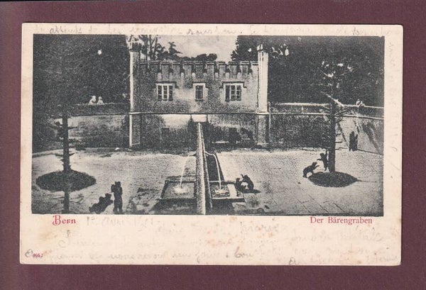 BERN - Bärengraben - 1901