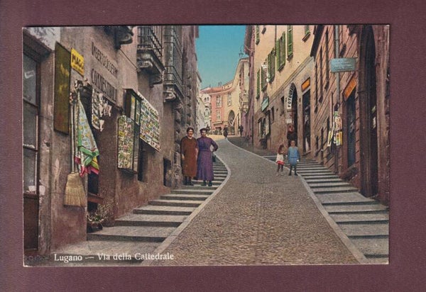 LUGANO - Via della Cattedrale