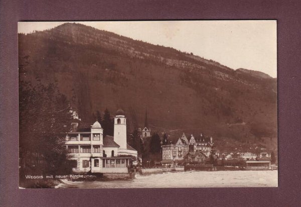 WEGGIS mit neuer Kirche