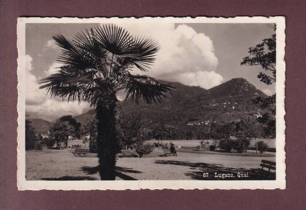 LUGANO - Quai Lloyd Hotel - 1924 Feldpost