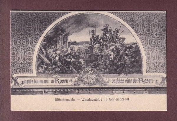 MÜNCHENSTEIN - Wandgemälde im Gemeindesaal