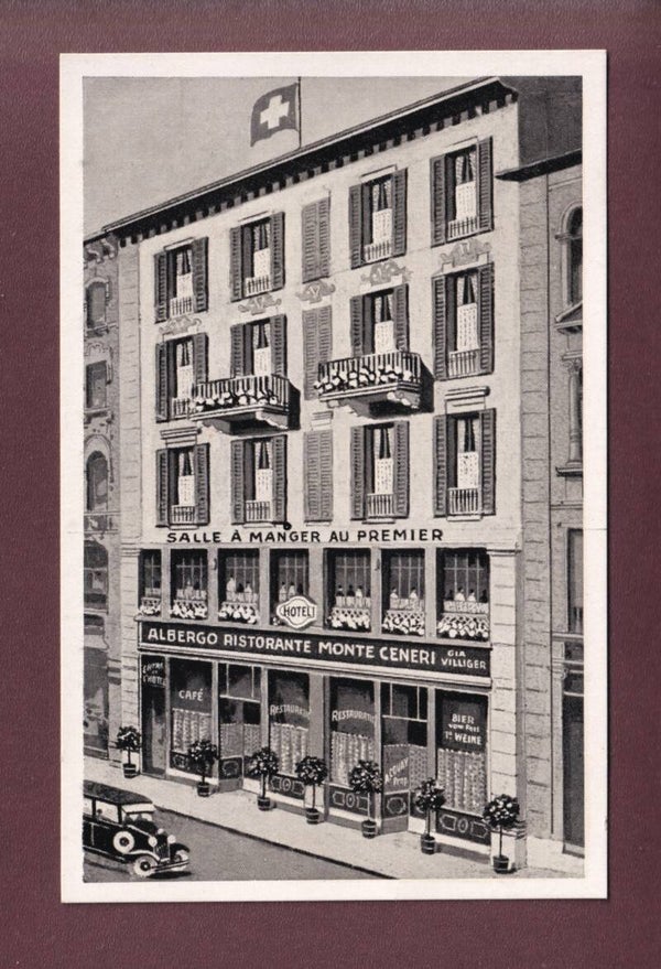 LUGANO - Hotel Restaurant MONTE CENERI