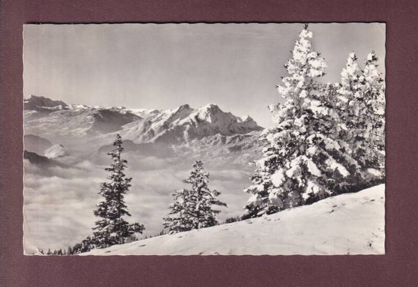 Blick vom RIGI auf Pilatus - 1965