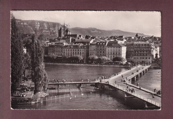 GENEVE - Pont des Bergues - 1952