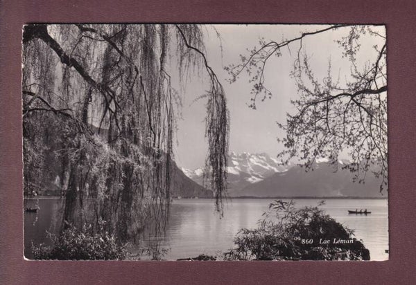 LAC LEMAN - Dents du Midi - 1957 flamme fête des narcisses