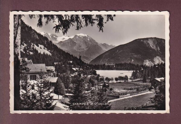 CHAMPEX - Grand Combin - 1948 // pli d'angle //