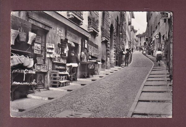 LUGANO - Via Cattedrale - 1956