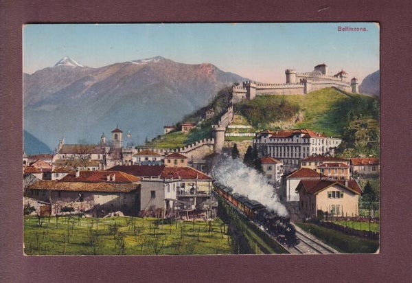 BELLINZONA - Ferrovia - 1916 Feldpost