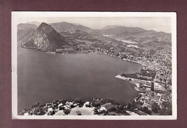 LUGANO dal Monte Brè - 1954