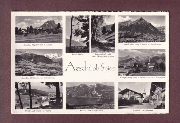 AESCHI ob Spiez - 9 Bilder - 1969
