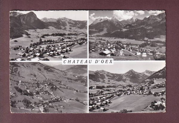 CHÂTEAU D'OEX - 4 images - 1957