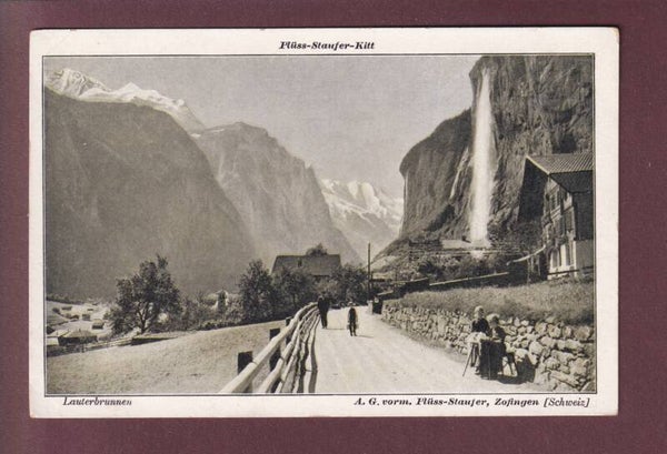 LAUTERBRUNNEN - Staubbach - Leute // Eckbug //