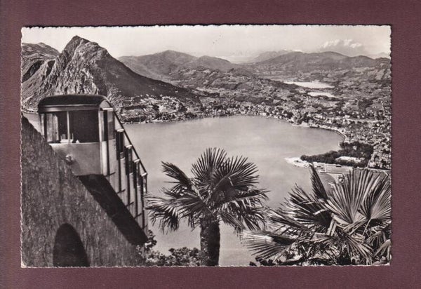 LUGANO - Funicolare Monte Brè - 1954